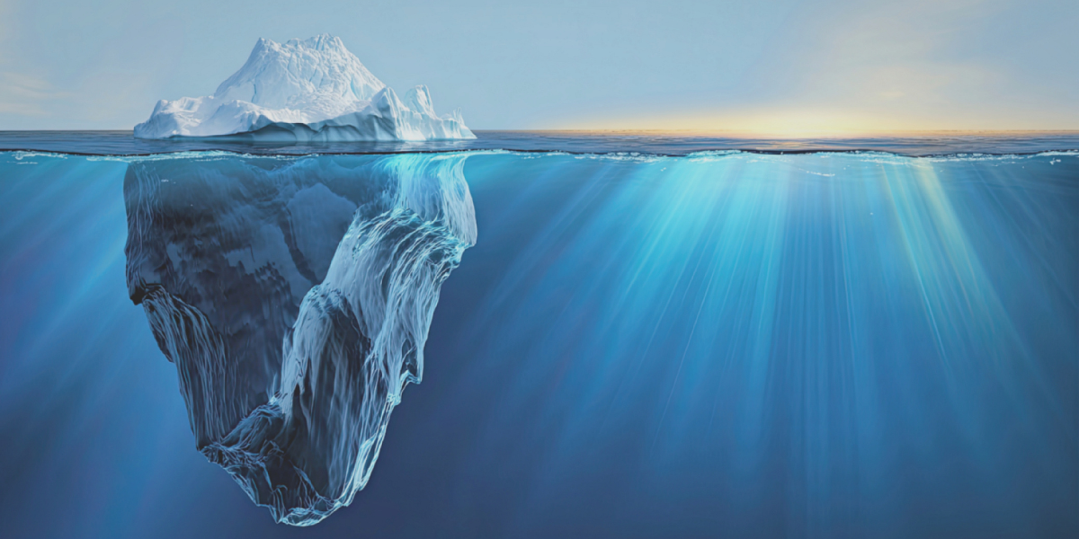 iceberg dos sintomas da doença celíaca