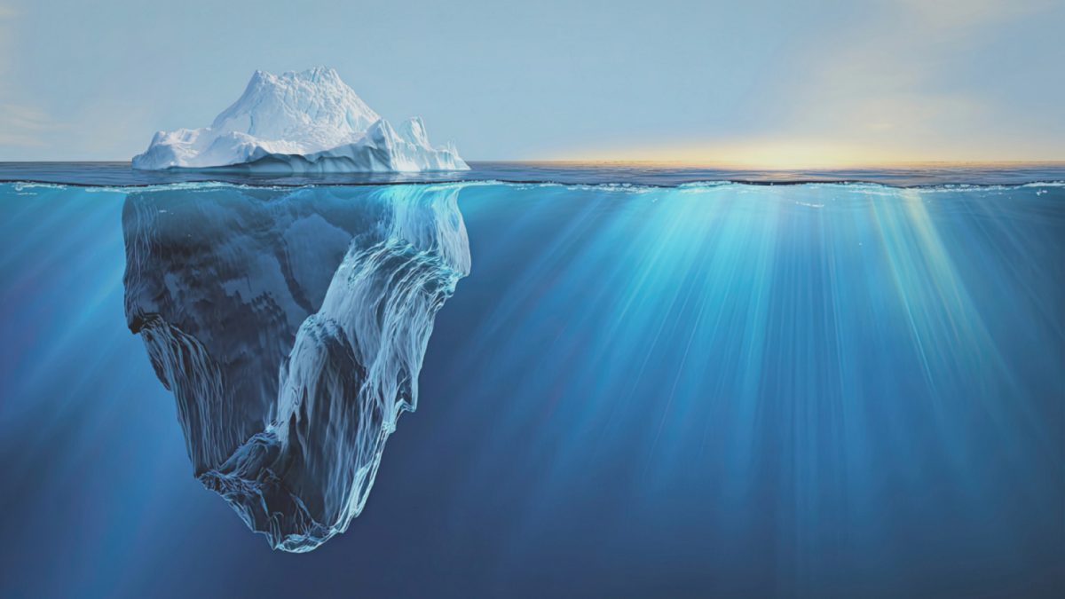 iceberg dos sintomas da doença celíaca