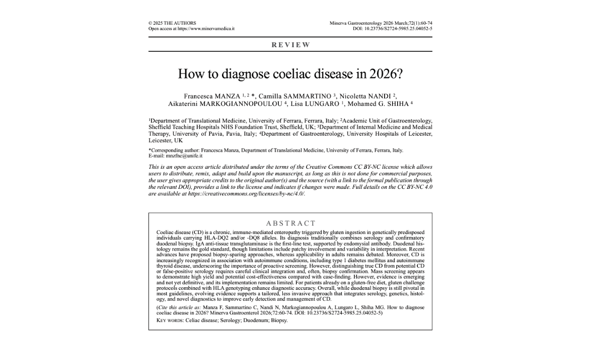 diagnosticar doença celíaca