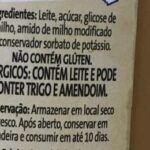 Rótulo confuso que possui glúten