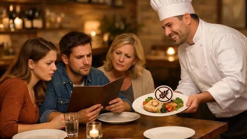 segurança alimentar para celíacos em restaurantes