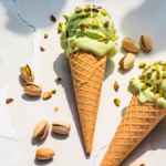 sorvete de pistache sem glúten e sem lactose