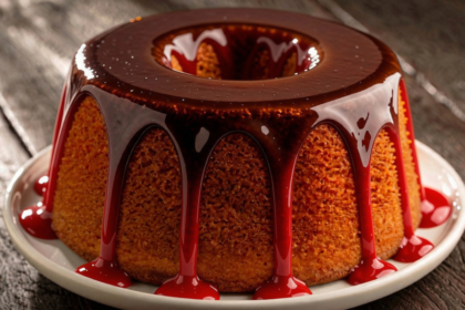 bolo de fubá com goiabada sem glúten