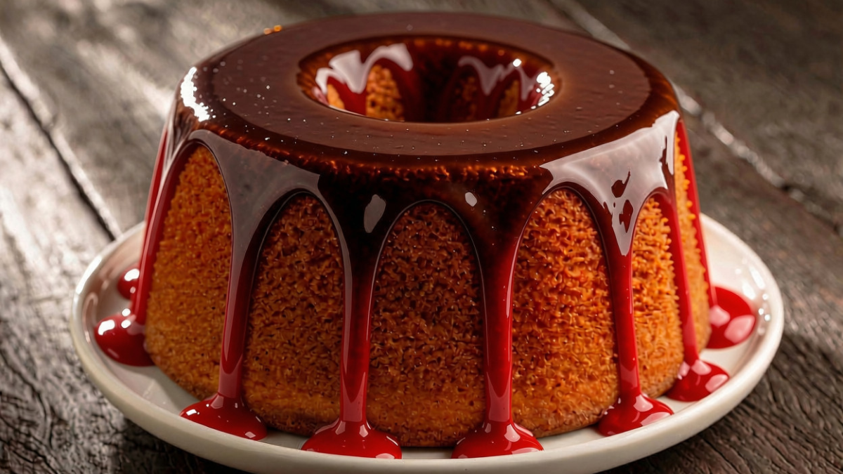 bolo de fubá com goiabada sem glúten